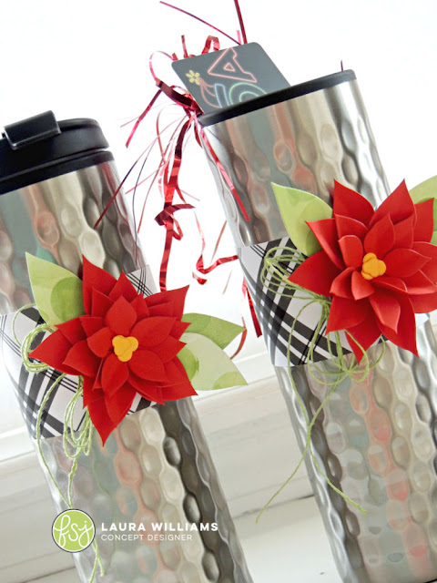 lauralooloo: Make a Festive Coffee Cup Wrap {Simple gift idea!}