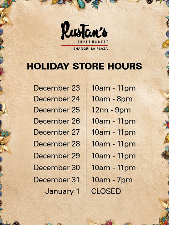 manila shopper major malls supermarkets theme parks moa christmas hours