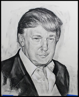 Afbeeldingsresultaat voor trump pencil drawing Works by J.Evan Kelley: May 2011
