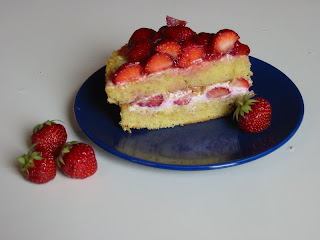 aardbeiencake