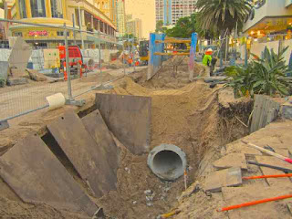 Light Rail under Ground Works Surfers Paradise blvd Date April 2013 Light Rail under Ground Works Surfers Paradise blvd Date April 2013