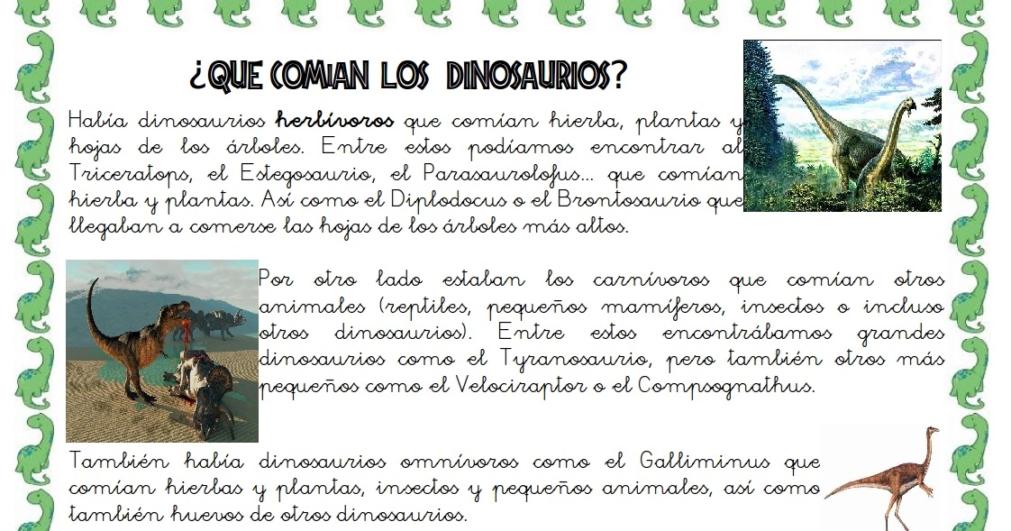 Que comian los dinosaurios carnivoros y herbivoros y omnivoros Que comian los dinosaurios carnivoros y herbivoros y omnivoros
