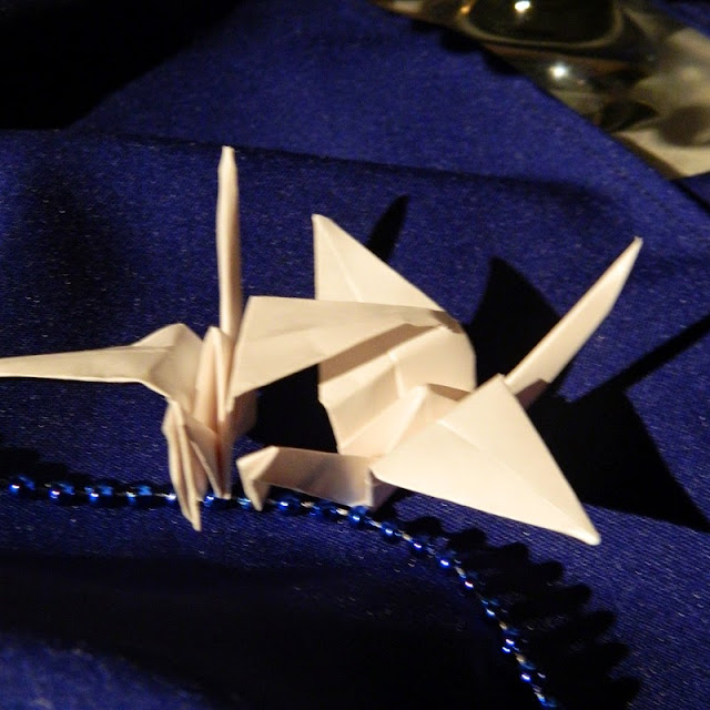 Ambientar una boda con origami.