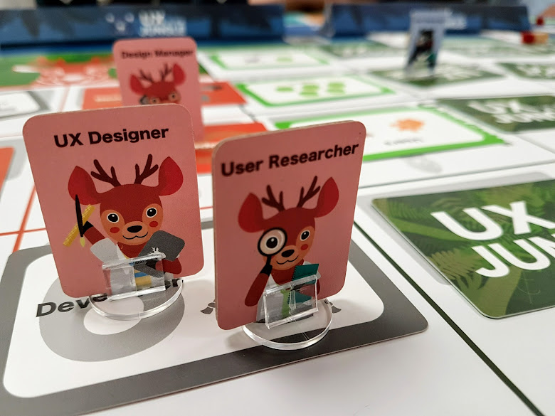 團隊成員 Design Manager, UX Designer, and User Researcher 各自各有其技能