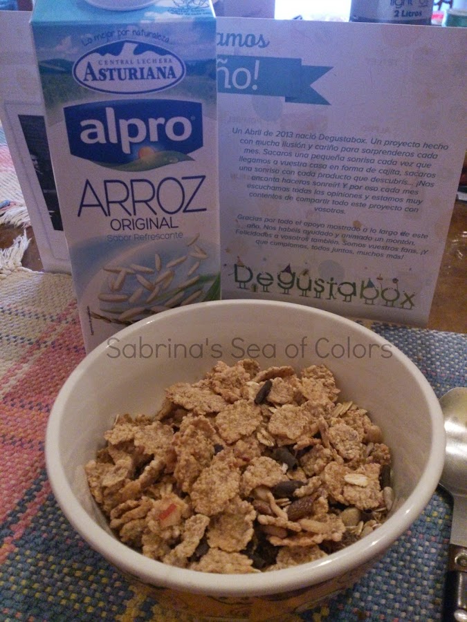 cereal con leche de arroz