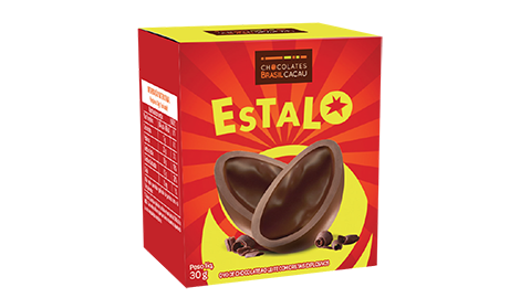 Ovo de páscoa Estalo lançamento chocolates Brasil Cacau 2015