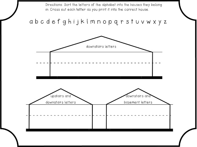 primary practice printing