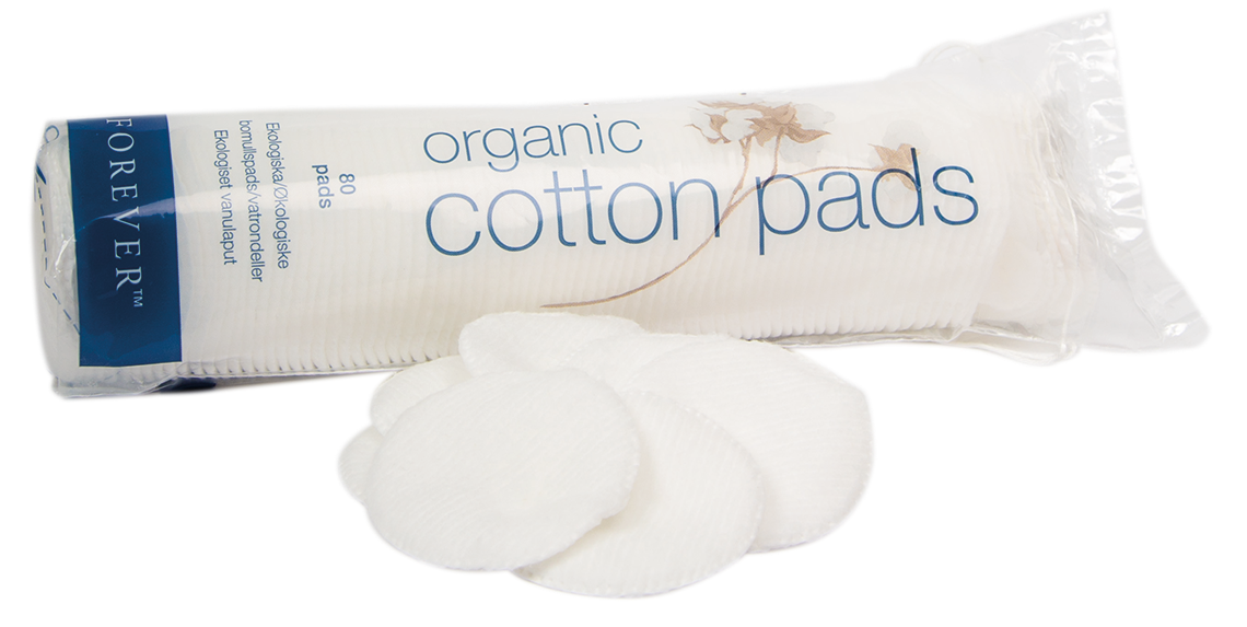 Aloe Vera Forever DK Organic Cotton Pads fra Forever vatrondeller af