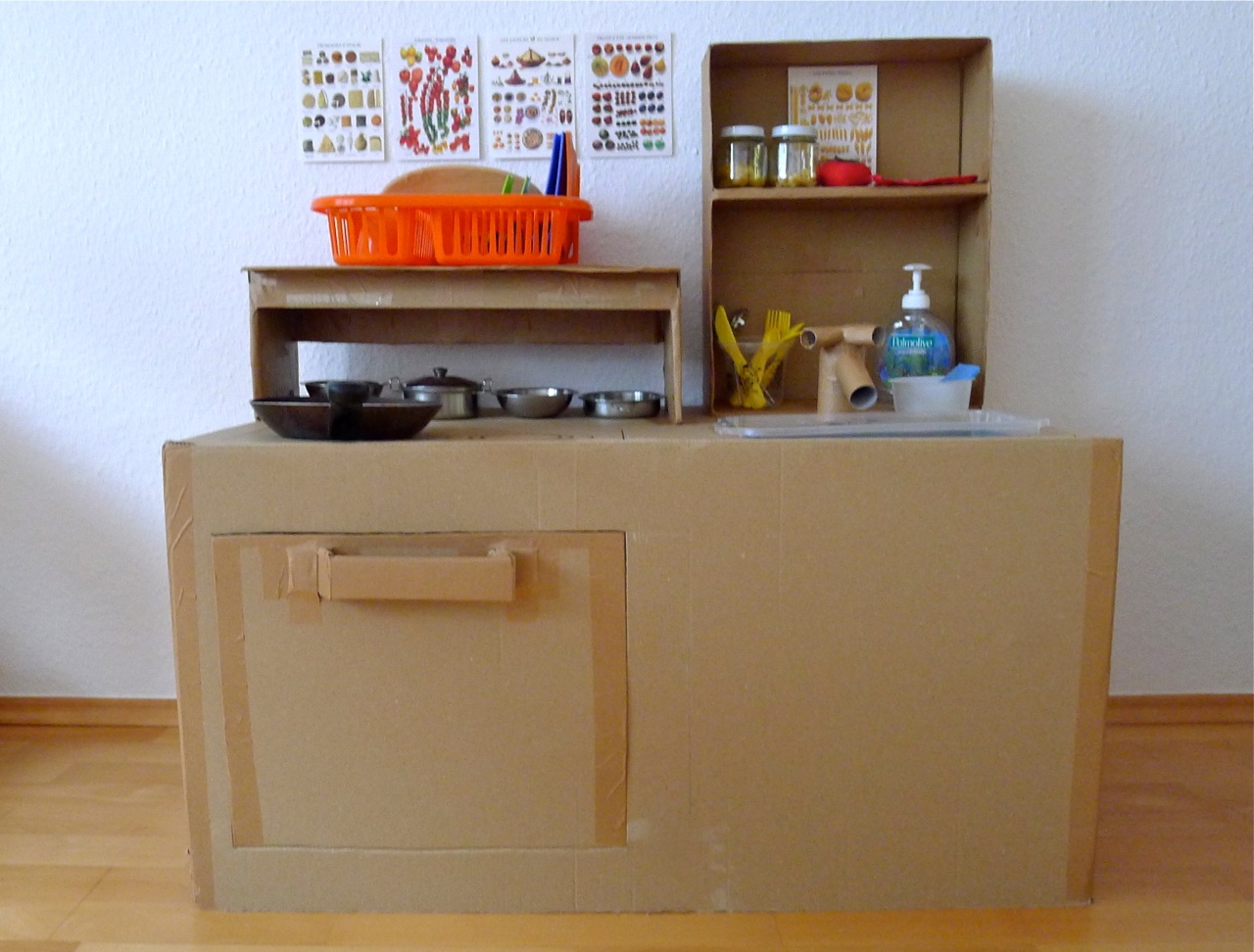 cardboard kitchen table base ideas