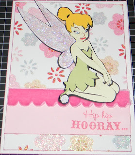 Dabbling N Daisies: Tinkerbell Birthday Card