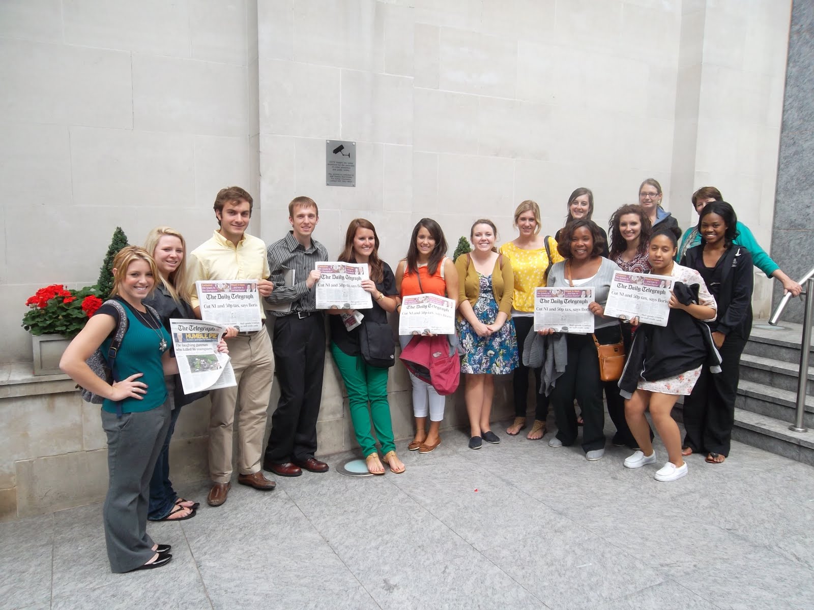 2011 British Journalism class: Accuracy, Trust and Integrity: Making News