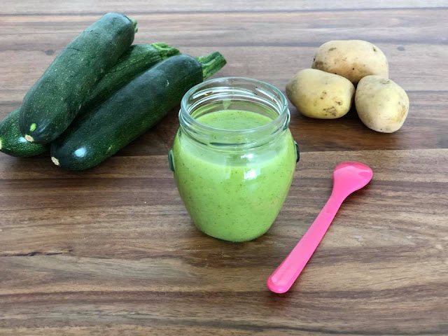 Ideal für den Beikost-Start: Zucchini-Kartoffel-Brei (Gastbeitrag). Warum sich dieses Gemüse so gut für die ersten Baby-Breie eignet!