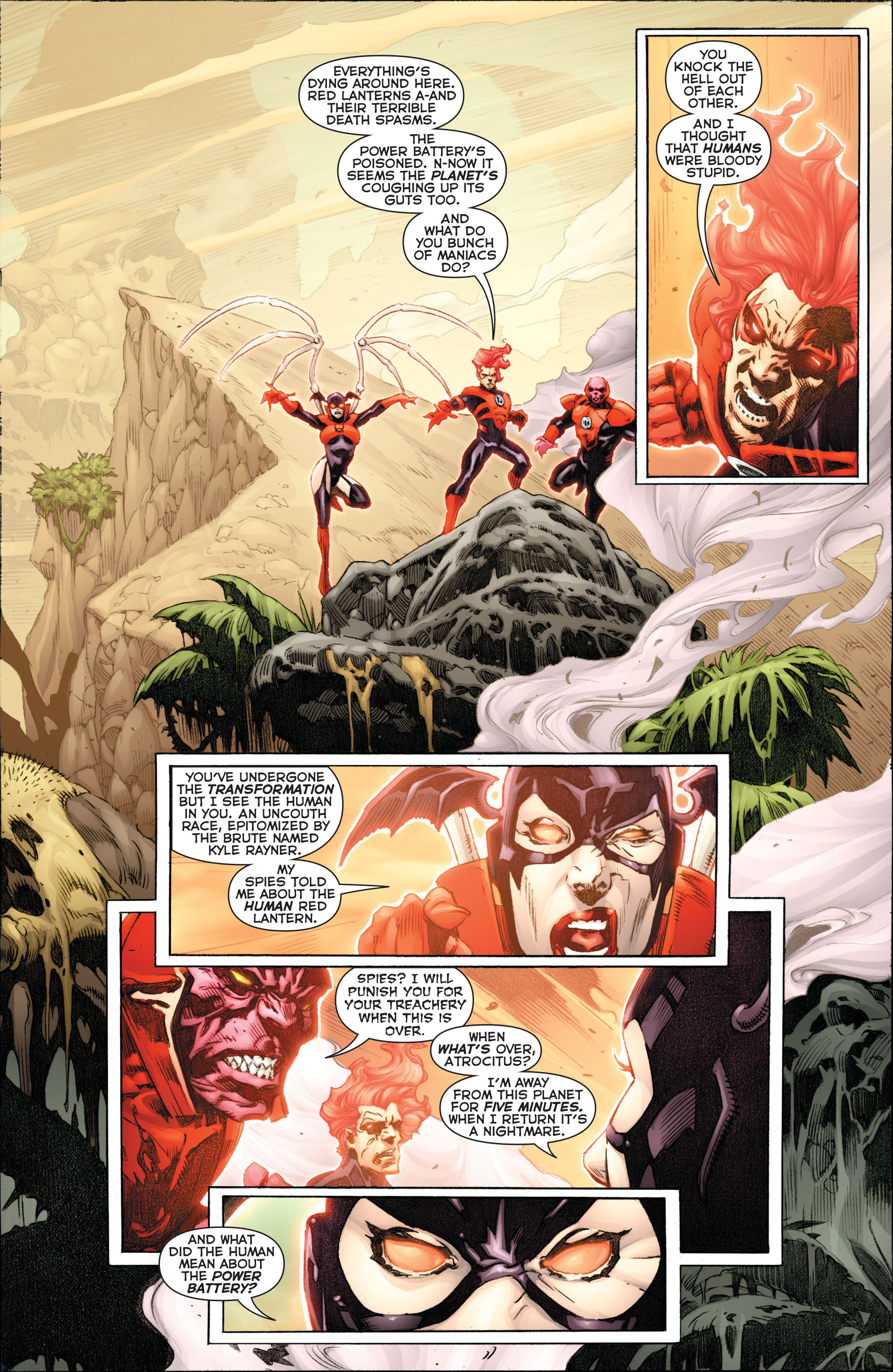 Read online Red Lanterns comic -  Issue #9 - 10