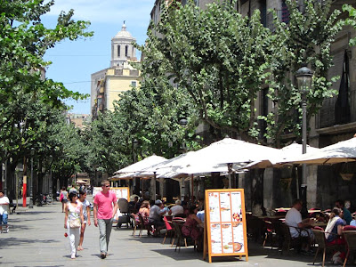 La Rambla de la Llibertat in Girona