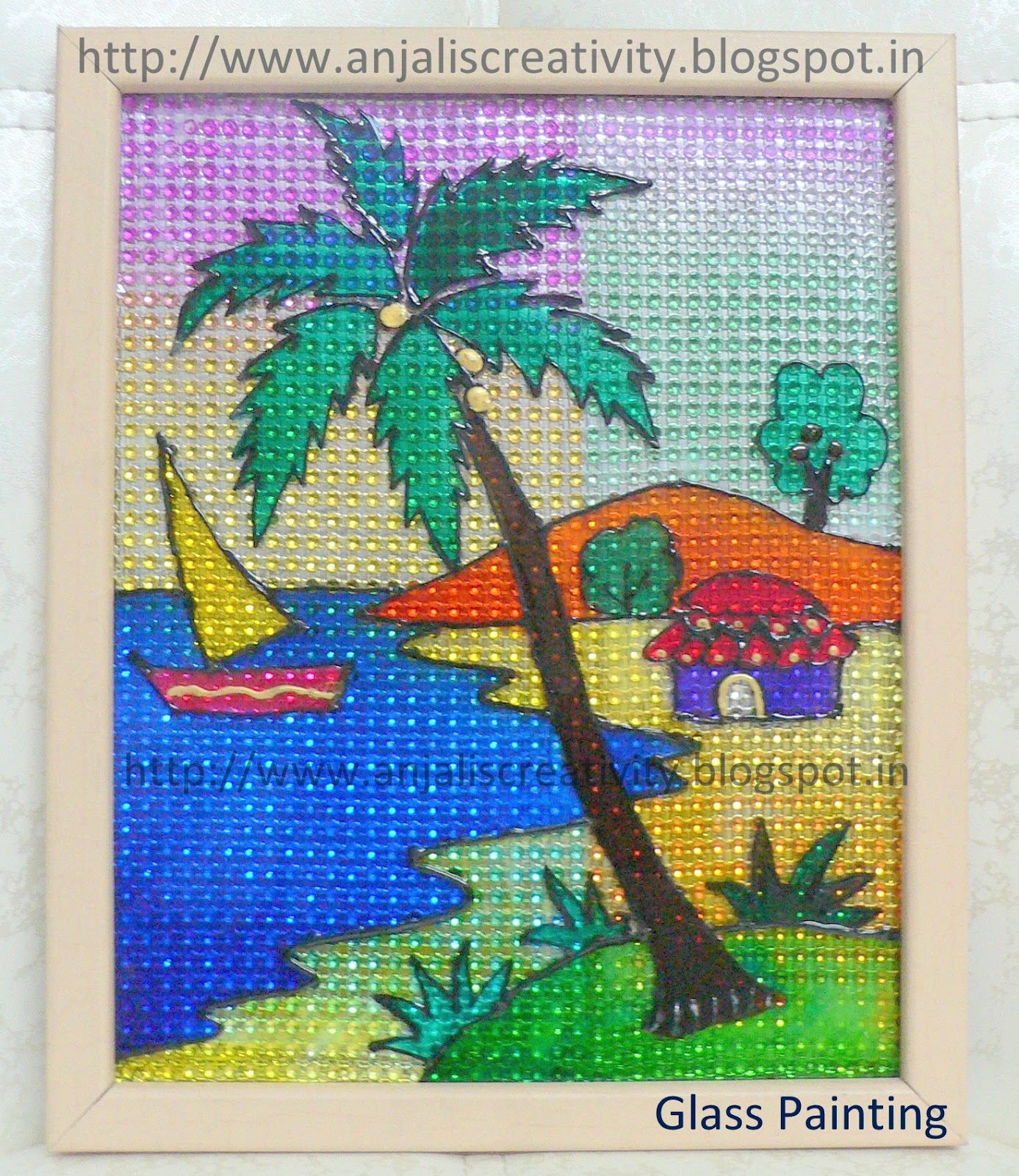 Anjali's Creativity GLASS PAINTING