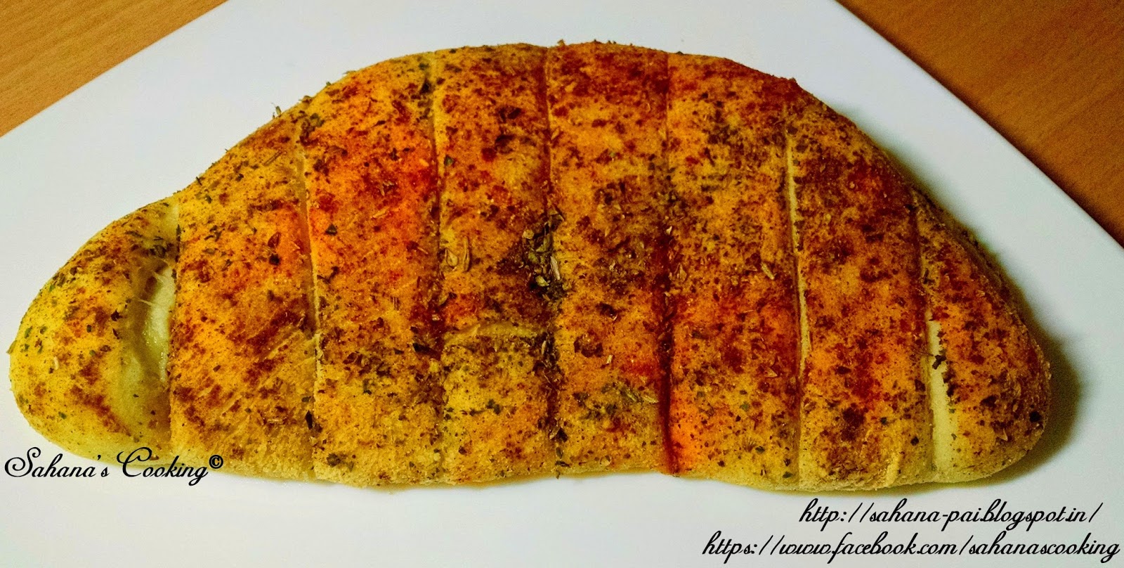 Sahana's Cooking Dominos Style Garlic Bread Sticks