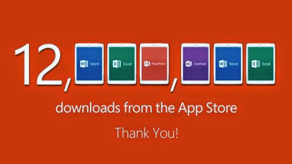Microsoft Office για iPad, 12 εκατ. downloads σε μια εβδομάδα
