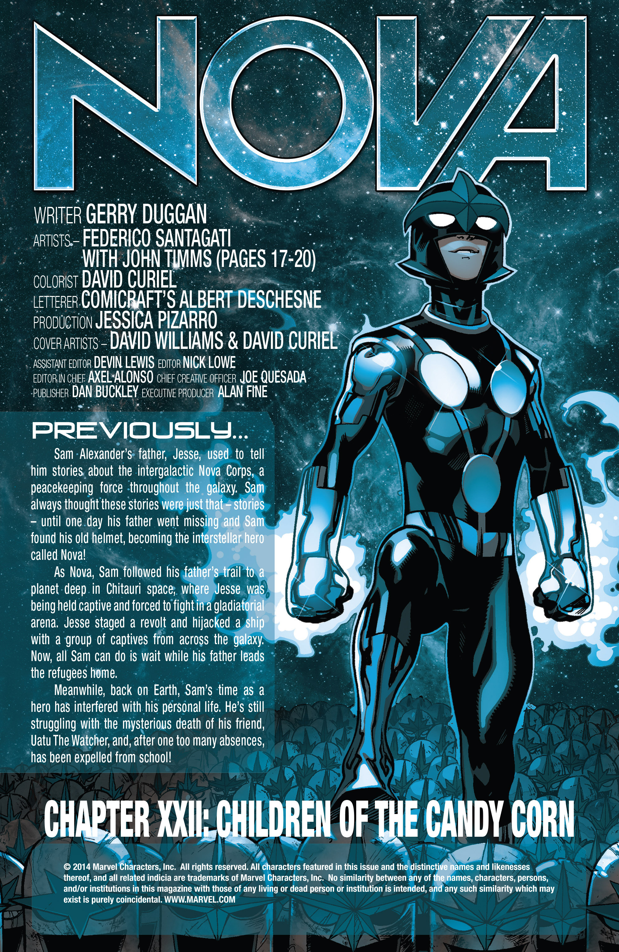 Read online Nova (2013) comic -  Issue #22 - 2