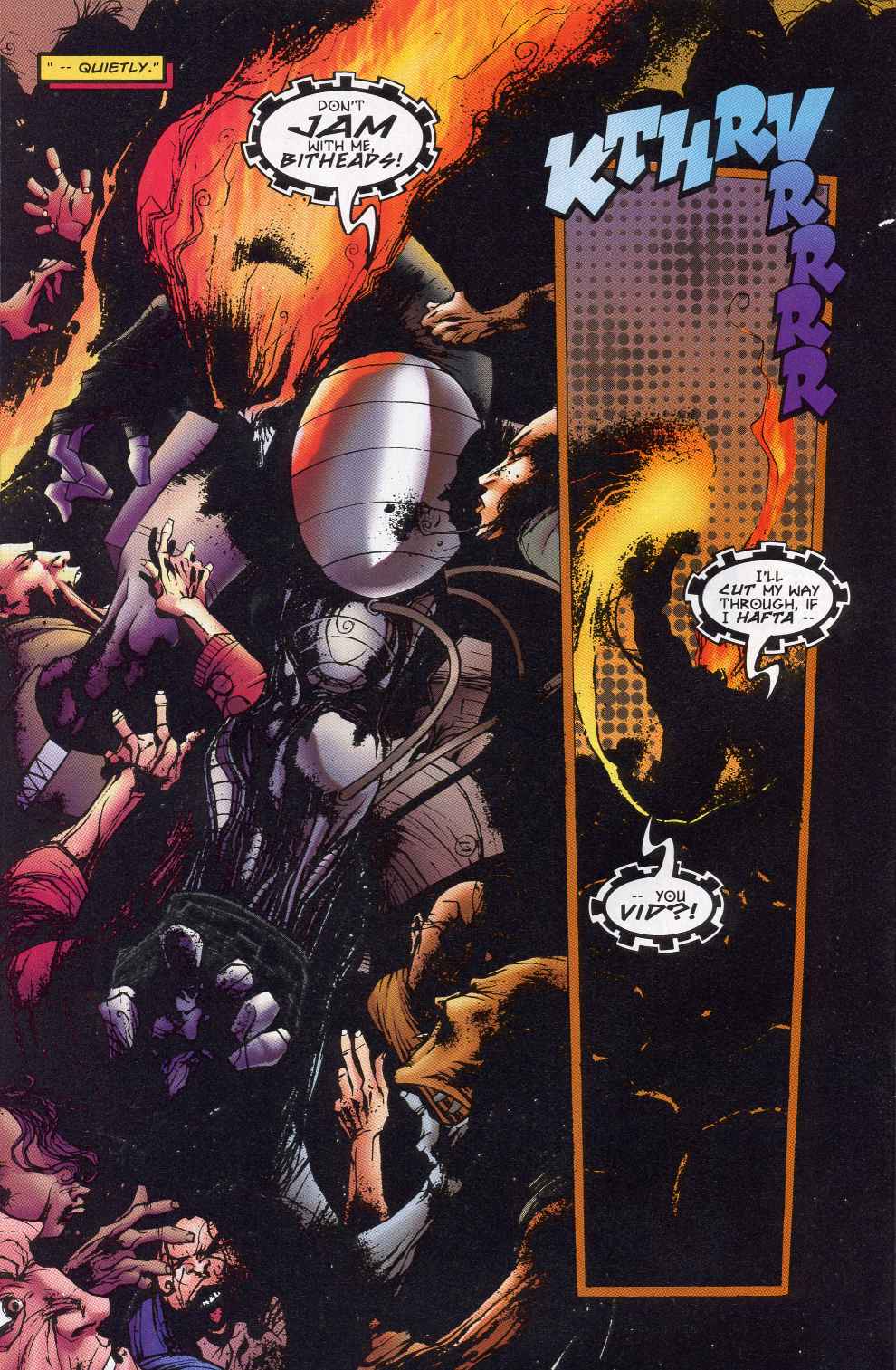 Read online Ghost Rider 2099 comic -  Issue #16 - 18