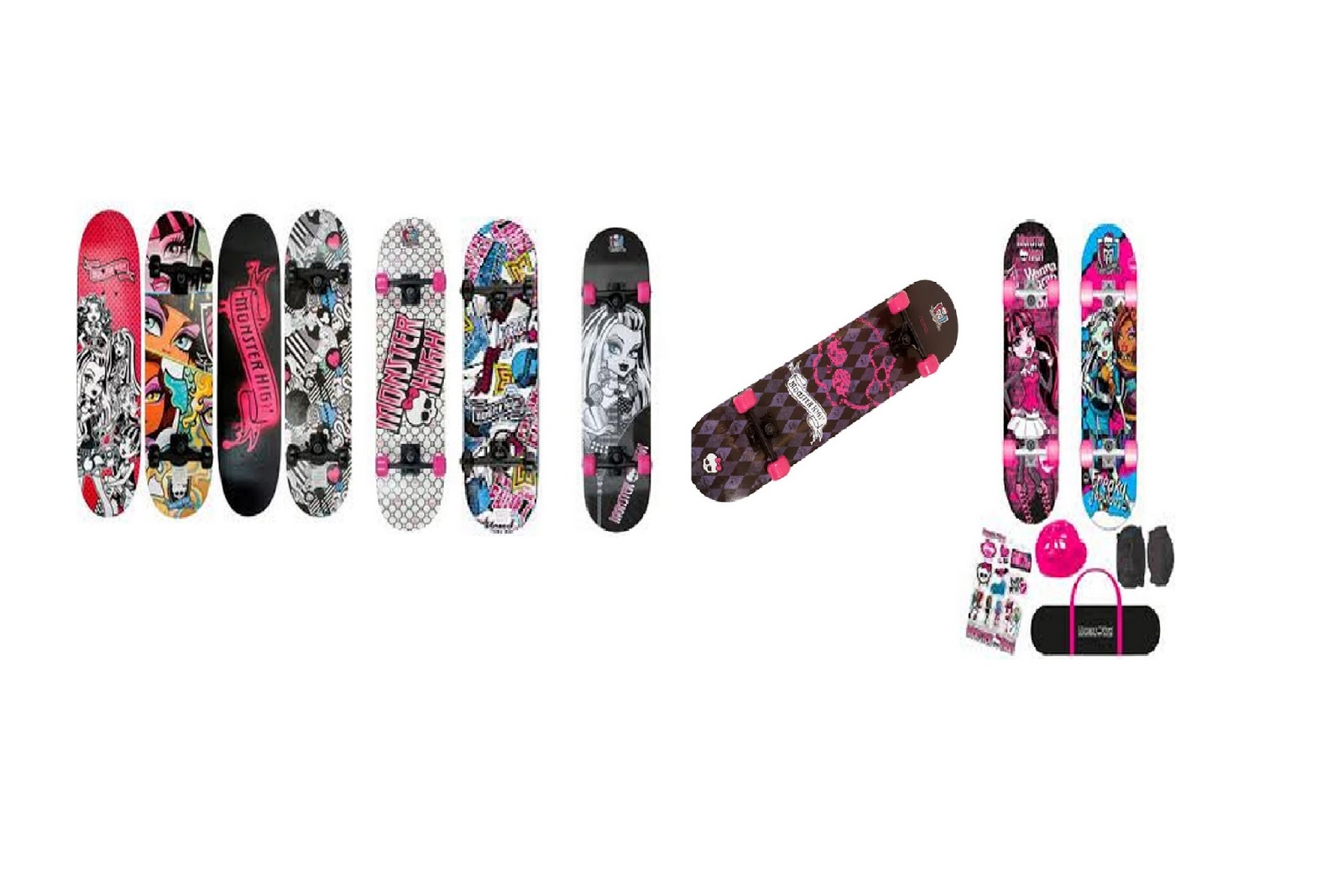 Monster High Para sempre skates monsters