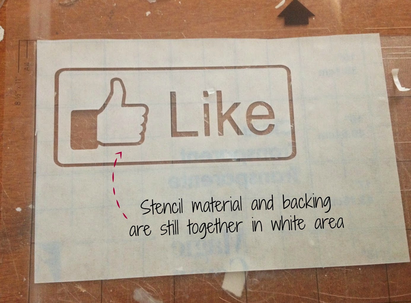 Dollar Store Stencil 'Vinyl' Material for Silhouette Silhouette School