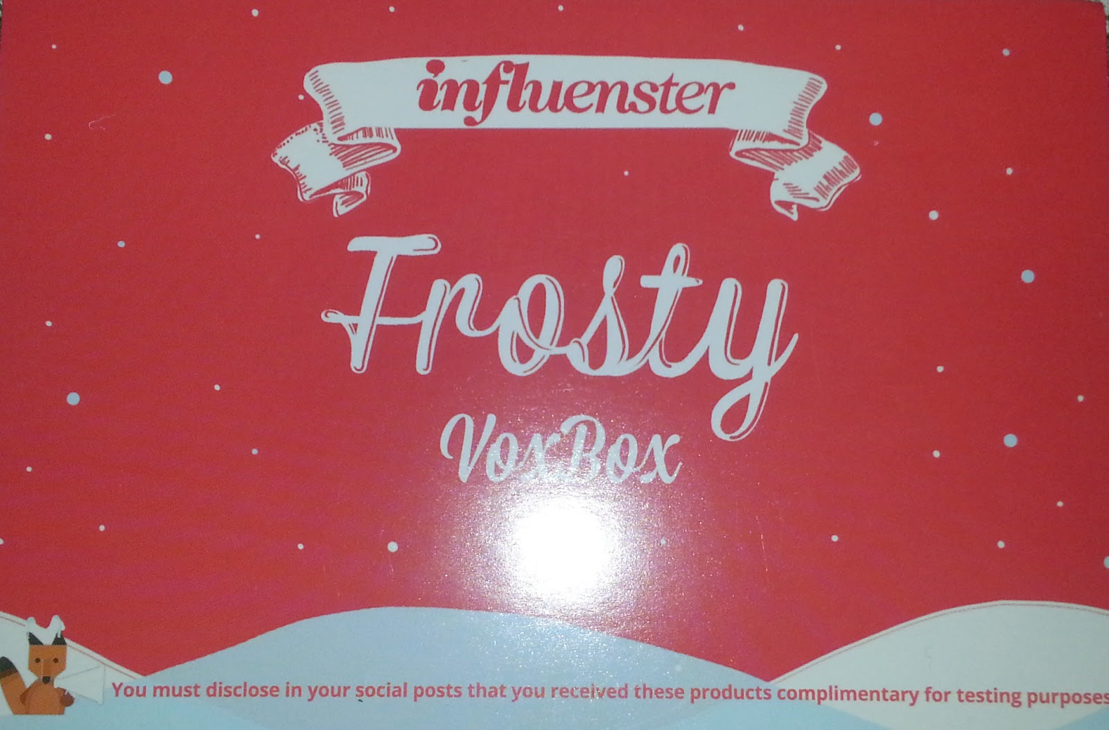 Influenster Frosty VoxBox