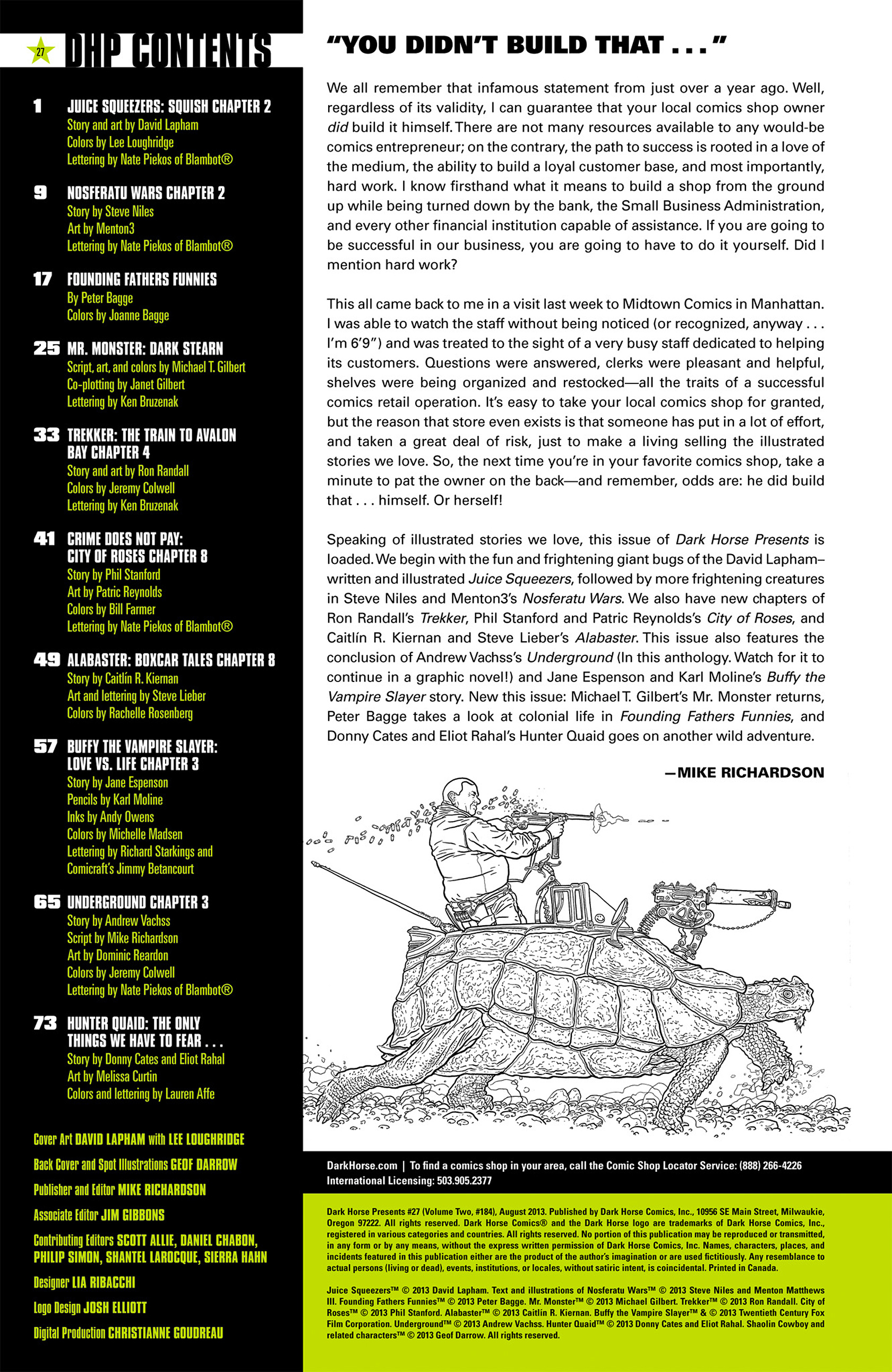 Read online Dark Horse Presents (2011) comic -  Issue #27 - 2