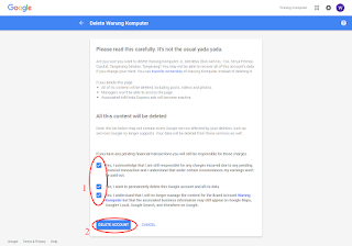 cara menghapus akun google bisnisku beserta lokasinya