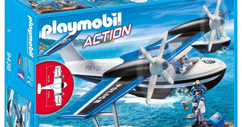 hidroavion policia playmobil