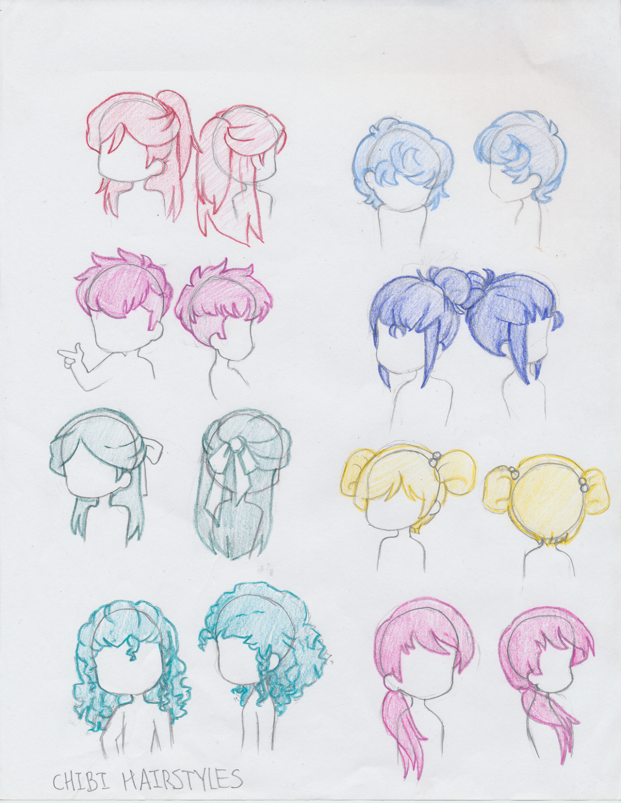 Featured image of post Chibi Hairstyles Female