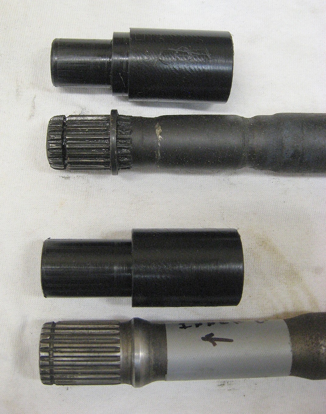 Measuring custom driveshaft lengths