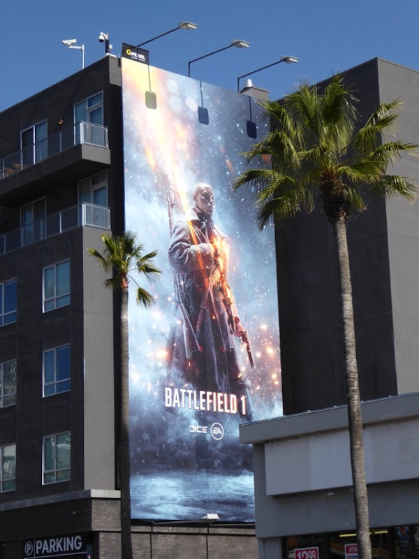 Daily Billboard Battlefield 1 video game billboards... Advertising for