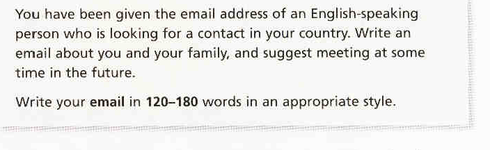 English@Sagrado: FCE informal writing: we have posted ...