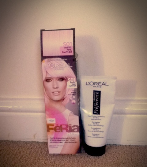 loreal feria pastel pink