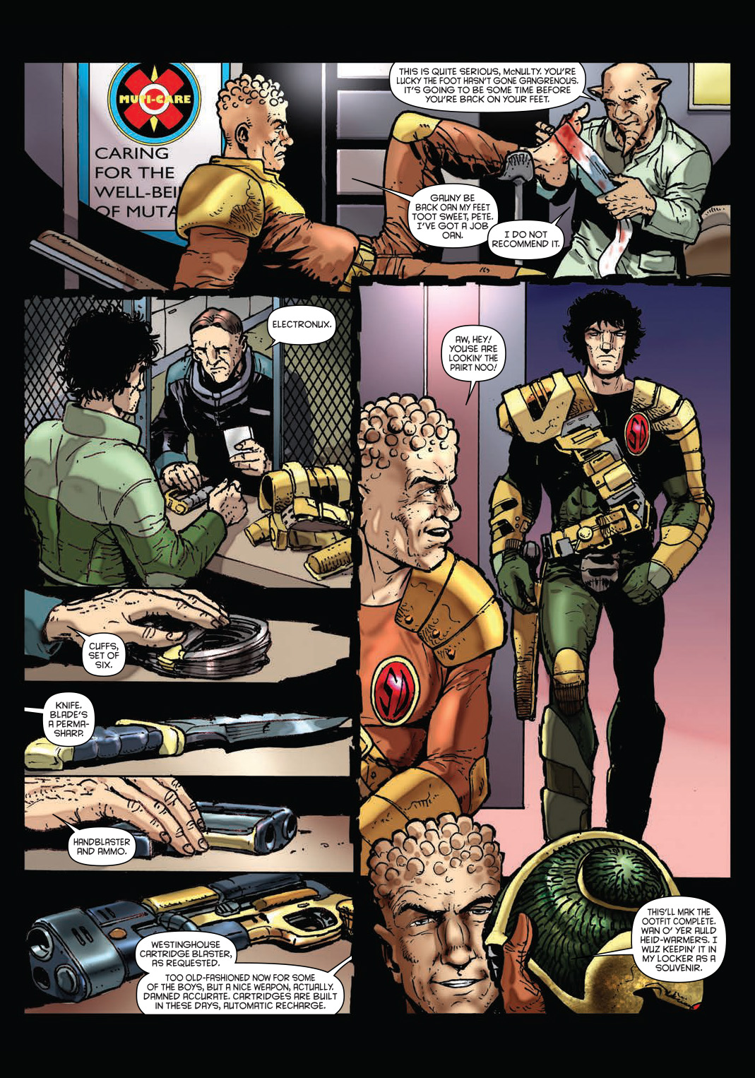 Read online Strontium Dog: The Life and Death of Johnny Alpha: The Project comic -  Issue # TPB - 97