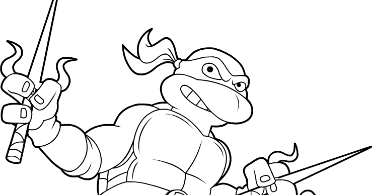 Tmnt Raph Coloring Page Coloring Pages