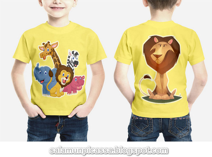 Download Free 18 Mockup T Shirt Anak Anak Format Psd Salamun Picassa PSD Mockups.
