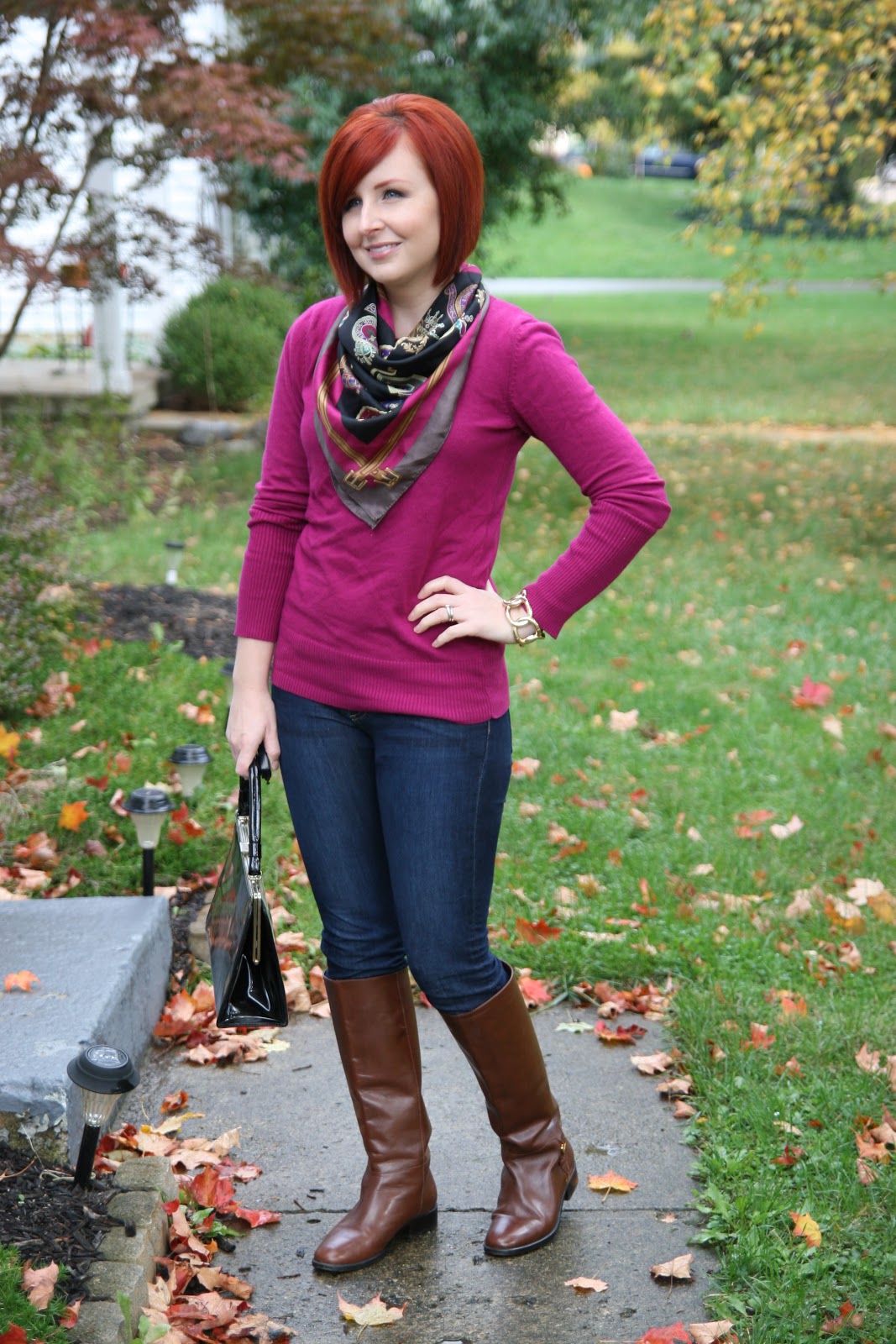 Thrift and Shout: Cute Outfit of the Day: Equestrian Touches