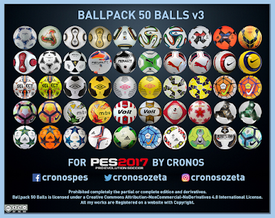 PES 2017 Ballpack 50 Balls