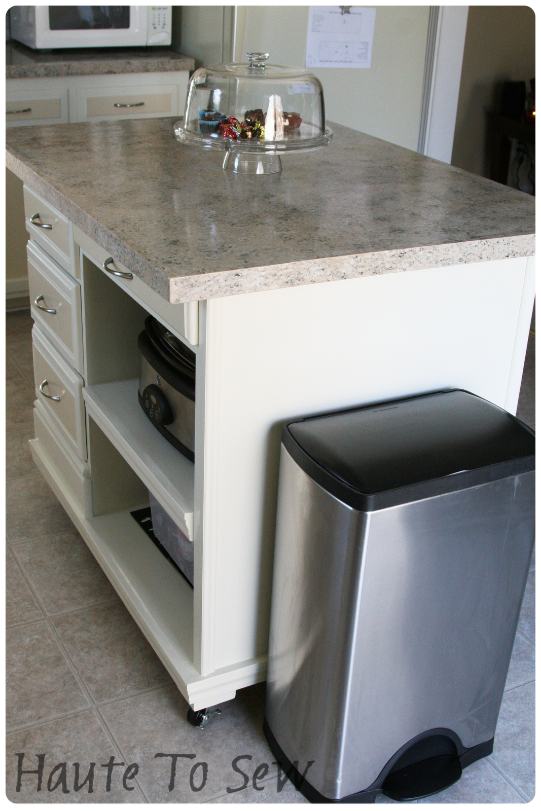 Haute To Sew Kitchen Island