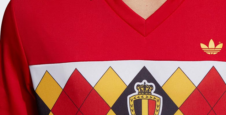 Flock Nummer number número away Trikot jersey shirt Belgien Belgium 1984 