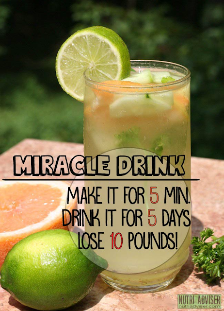 Miracle Drink: Make It For 5 Minutes, Drink It For 5 Days, Lose 10 Pounds!