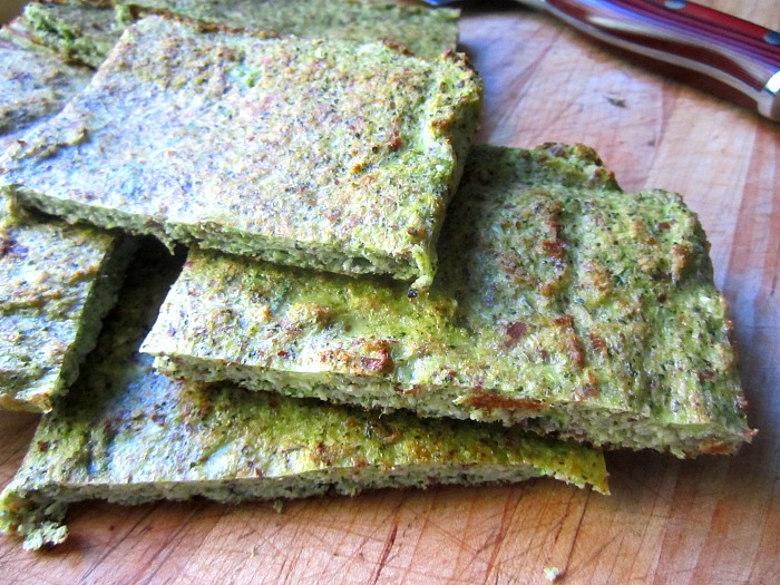 Gluten Free Broccoli Flat Bread