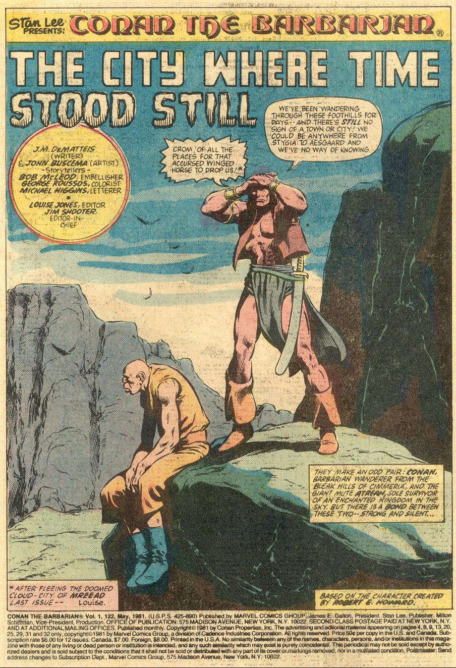 Read online Conan the Barbarian (1970) comic -  Issue #122 - 2