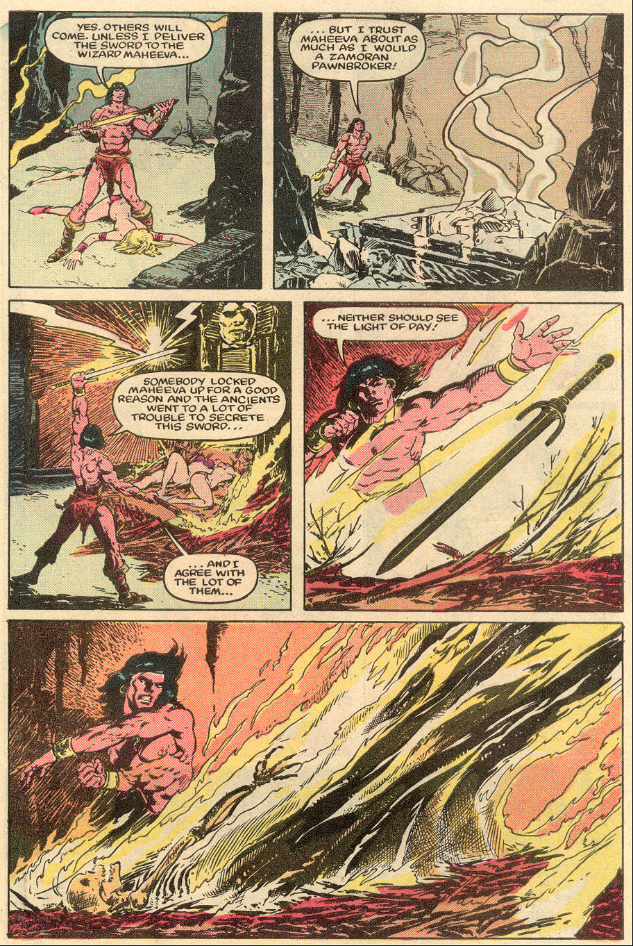 Read online Conan the Barbarian (1970) comic -  Issue #164 - 22