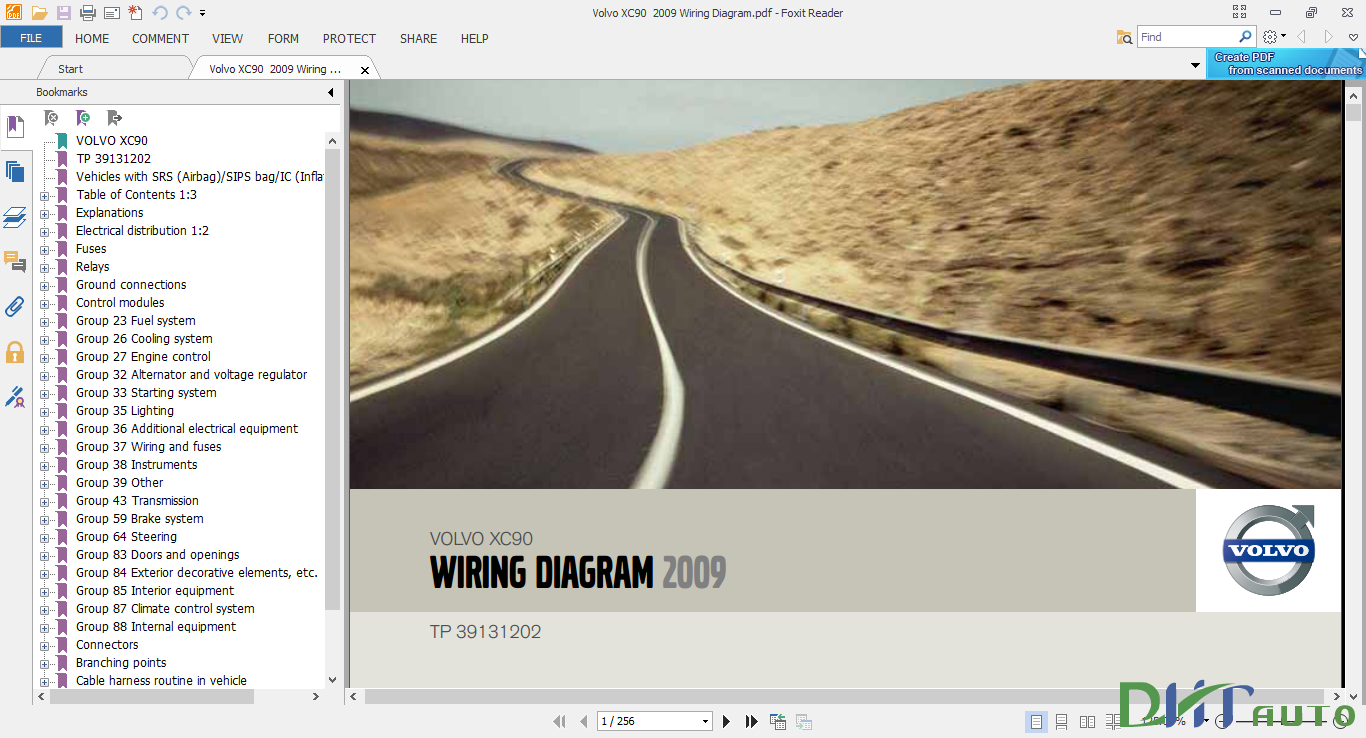 VOLVO XC90 2009 WIRING DIAGRAM - Automotive Library