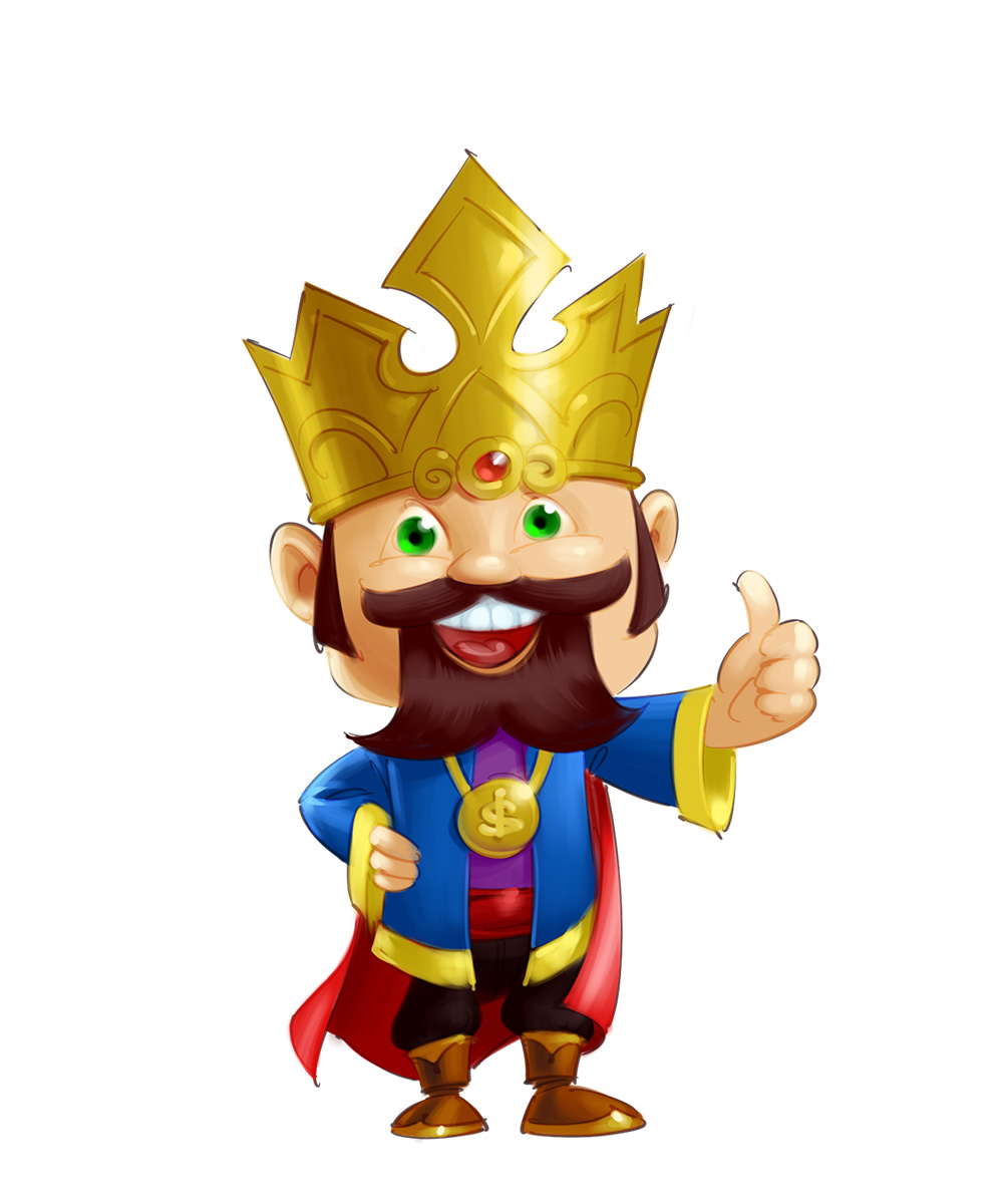 king mascot design