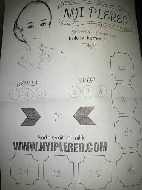 Syair Sgp Hari Ini Rabu 19 Mei 2021 Opesia Official