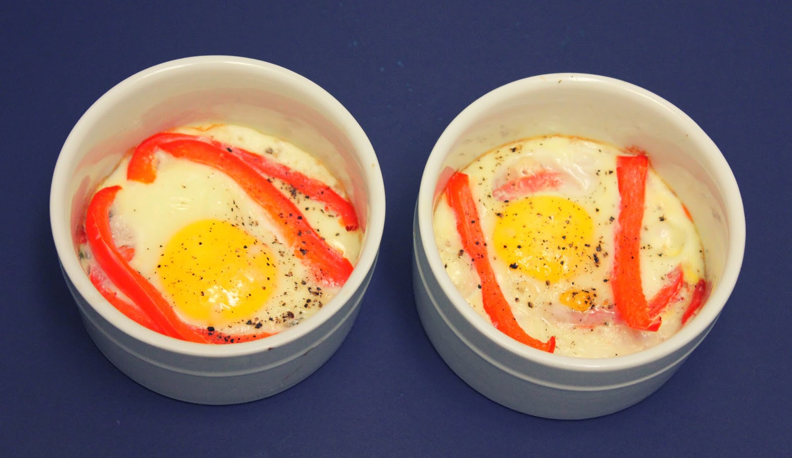 Aparna's Cookbook Breakfast in a ramekin