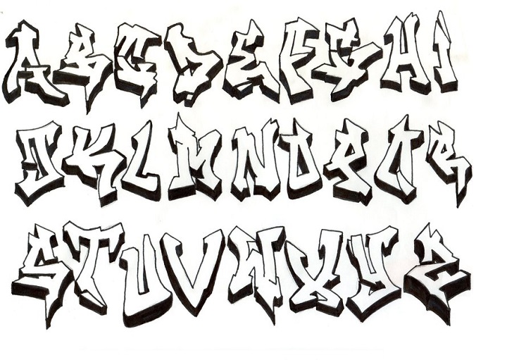 graffiti buchstaben in 3d  graffiti schrift und bilder